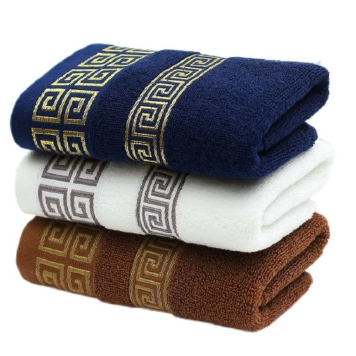Bavlněný ručník Kvalitní bavlněný ručník Vysoce absorpční ručník z bavlny 35 x 75 cm