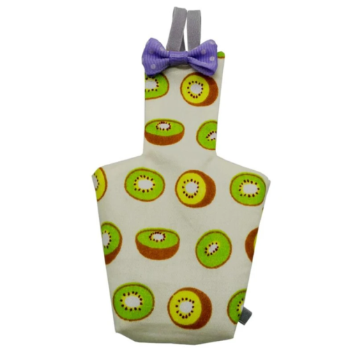 Bawelniana pieluszka dla papug 13 x 6,5 cm Wzór Kiwi Fioletowy motylek w kropki Ochrona piór Wielokrotnego użytku Pomoc dla ptaków