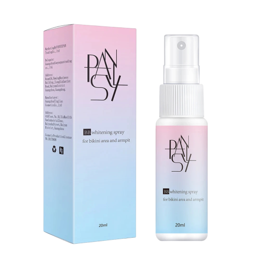 BB rozjaśniający spray do okolic bikini i pach 20 ml z efektem wybielającym dla ujednolicenia kolorytu skóry, pielęgnacja intymnych partii ciała