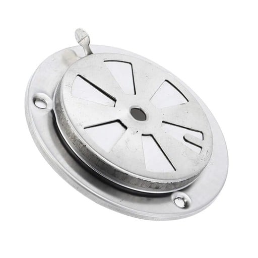 BBQ gril szellőző ventilátor zár 9,5x9,5x3 cm Levegő áramlás szabályozó nyílás a sütőhöz és a tesztkamrához