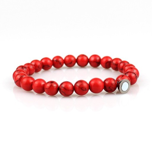 Beaded Bracelet with Magnet