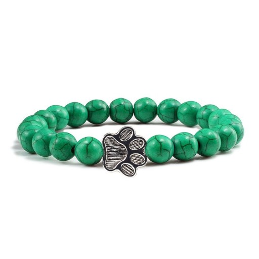 Beaded Dog Paw Bracelet