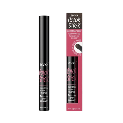 Beard Filler Stick 2 g Fine and Smooth Powder Sponge Applicator Waterproof Effect Quick Beard Styling Natural Look