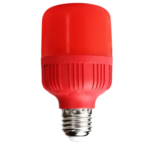 Bec LED roșu de exterior E27 10x5 cm 10W Iluminare decorativă Lumină de petrecere Bec cu economie de energie 270° Unghi de lumină Durată lungă de viață 30.000 ore