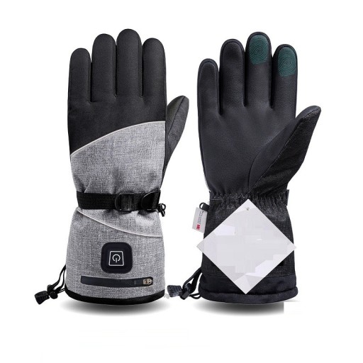 Beheizte Handschuhe für den Winter mit USB-Aufladung, wasserdichte Baumwollhandschuhe mit Heizung, beheizte Handschuhe mit Touchscreen-Funktion