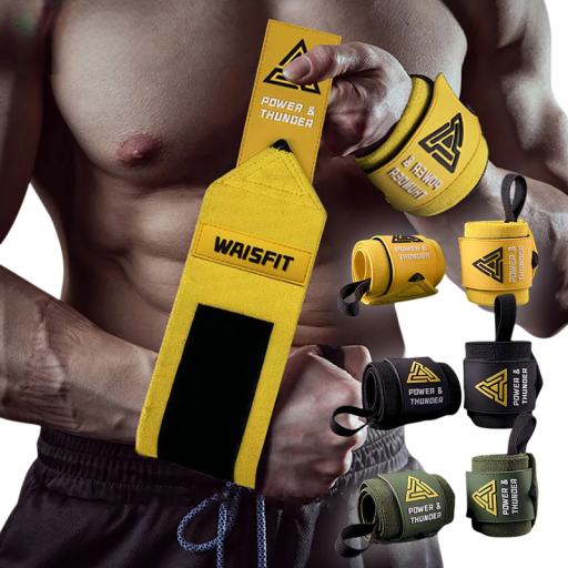 Benzi de suport pentru încheietura mâinii cu suport 3D, wrap-uri fitness respirabile din fibră densă cu arici și buclă pentru degetul mare pentru antrenament de forță