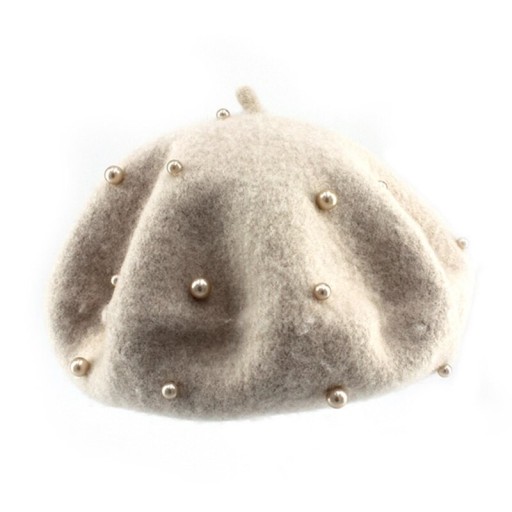Béret pour enfant avec perles