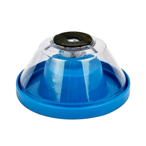 Beschermende stofkap voor elektrische boormachine 50 × 88 × 44 mm Blauwe stofkap voor thuis en professioneel gebruik Klopboormachine