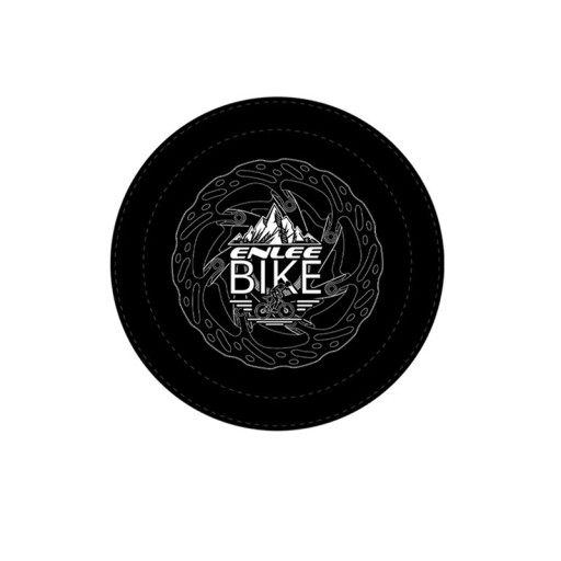 Beschermkap voor schijfrem van de fiets tegen vuil 320 mm ontwerp met bergmotief en bedrukking onderhouds gereedschap voor MTB en racefietsen