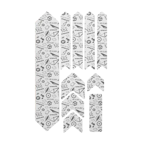 Beschermsticker voor fietsframe 38x23x1 cm 3D anti-krasfolie Verwijderbare sticker voor mountainbike en racefiets Fietsaccessoire