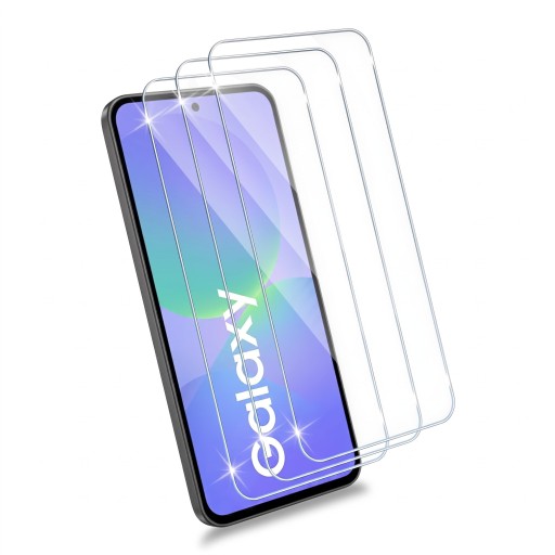 Beskyttelsesglas til Samsung Galaxy A36 5G Holdbart og kompatibelt med de fleste covers Sæt med 3 stk Hærdet glas Gennemsigtigt Mobilskærmsbeskyttelse