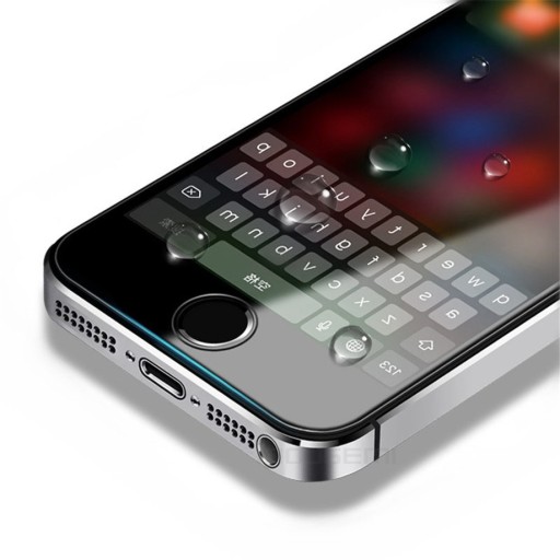 Beskyttende hærdet glas til iPhone 5 5S SE 5C