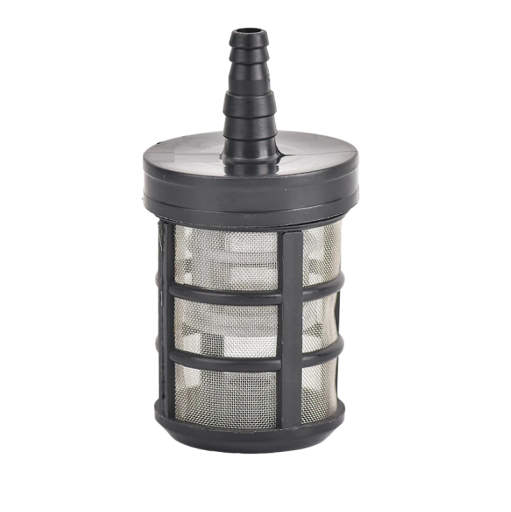 Bewässerungsnetzfilter, Wasserfilter mit Innensieb, 9,5 mm, 120 Mesh-Filtersieb, um zu verhindern, dass Schmutz in die Pumpe, Bewässerungsfilter, Gartenwasseranschluss, 4,6 x 9,4 cm eindringt