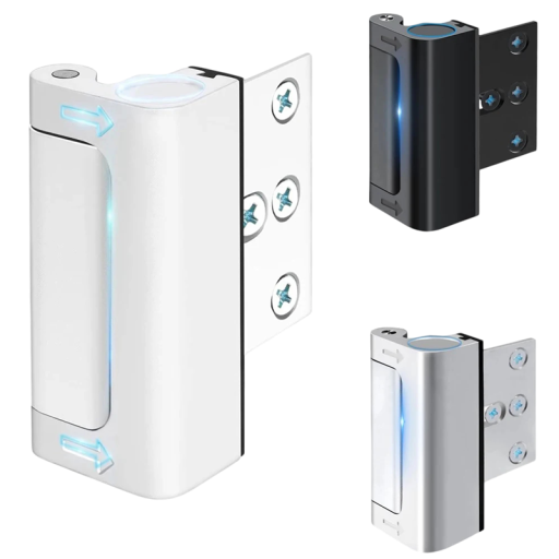 Bezpečnostní dveřní zámek s 3palcovou zarážkou 77 mm hliníková slitina zesílení dveří ochrana proti vniknutí