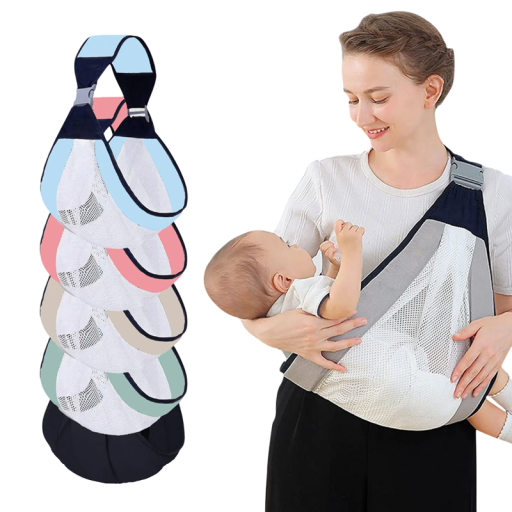 Bezpečnostní nosič pro miminka a batolata na bok přes rameno Ergonomický úvazek pro nošení dětí Bavlna a polyester Pohodlné přenášení dítěte
