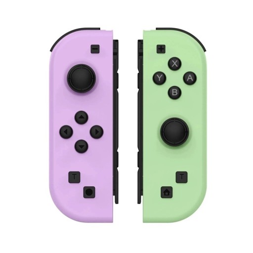 Bezprzewodowy kontroler do Nintendo Switch NS OLED PC Joypad Gamepad Bluetooth 6-osiowy żyroskop Podwójna wibracja Budzenie Fioletowy Zielony