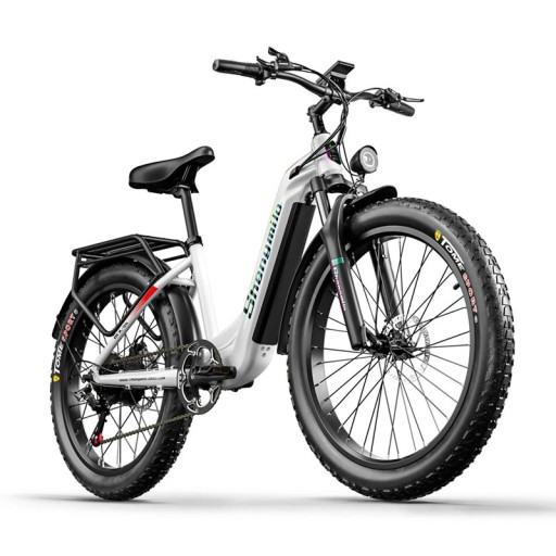 Bicicleta elétrica dobrável urbana para adultos 1000W 48V 17,5Ah 42 km/h Travões hidráulicos 7 velocidades 3,5" Ecrã LED Bicicleta compacta