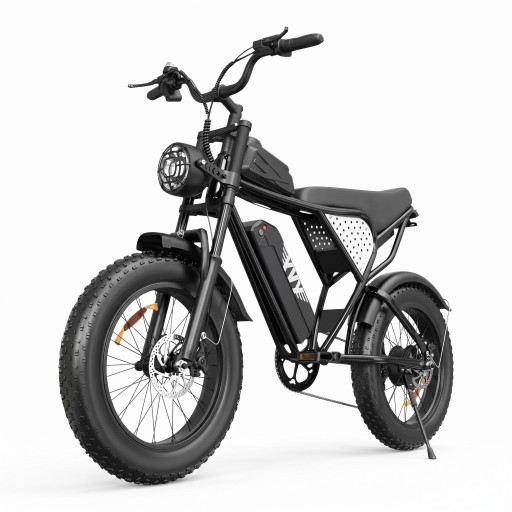 Bicicletta elettrica da montagna Fat bike Motore 250 W Batteria 48 V 15,6 Ah Full suspended Shimano 7 velocità Pneumatici 20 x 4 pollici Nera Per