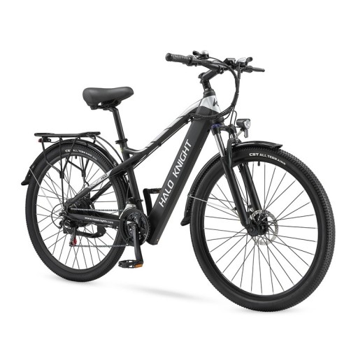 Bicicletta elettrica da trekking HALO KNIGHT H02, motore 750W, batteria 48V 16Ah, pneumatici 29", 21 velocità Shimano, freni a disco, forcella ammortizzata