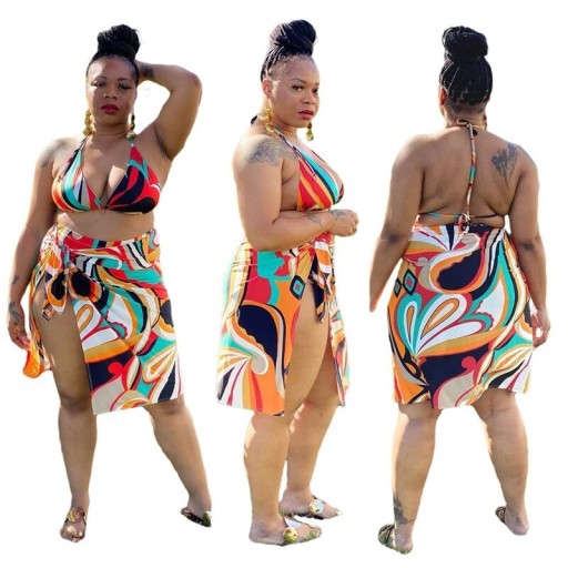 Bikini et jupe pour femmes P1082