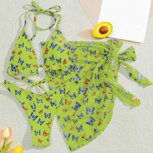 Bikini femme avec foulard P367