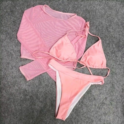 Bikini pentru femei și top crop P349