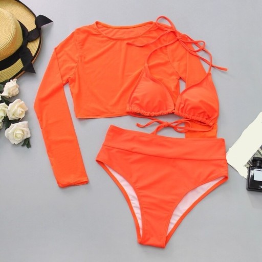 Bikini y top corto de mujer P350