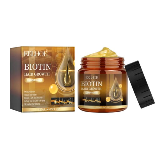 Biotin hårinpackning 120 ml Djuprengörande effekt Reparation av skadat hår Näring av hårrötterna Återfuktning Förtjockning och stärkande av håret