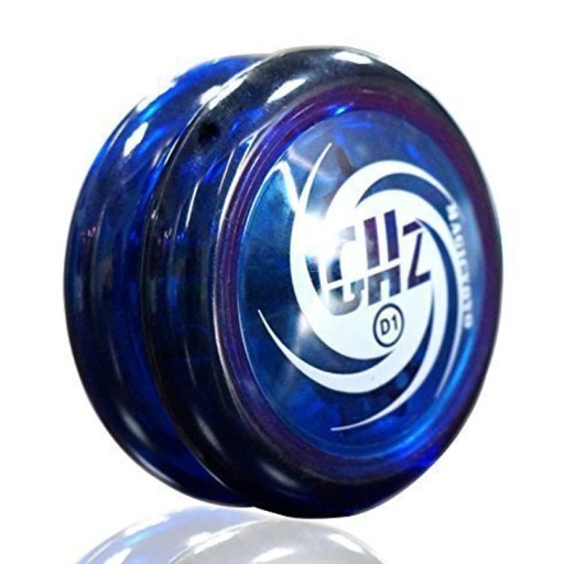 Blå plastik yo-yo