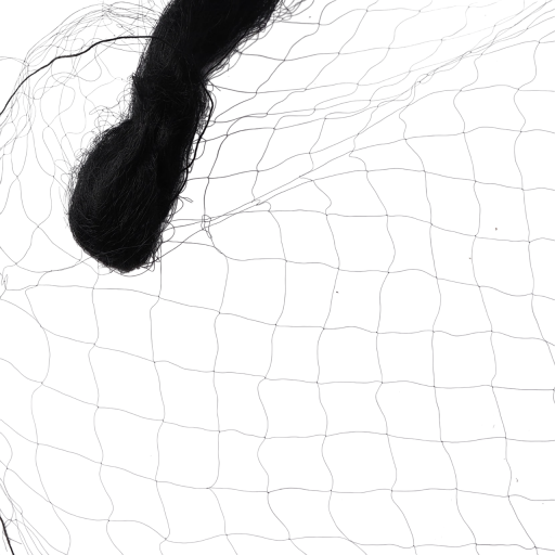 Black Nylon Bird Netting 3 x 8 m Mesh 1.5 x 1.5 cm Garden Net for Protecting Trees, Shrubs, Beds, Vineyards, Balconies and Pergolas