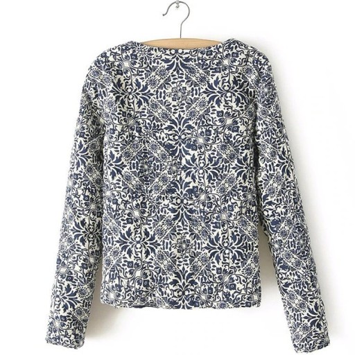 Blazer moderno feminino com padrão