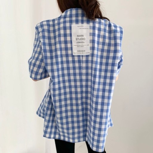 Blazer xadrez feminino P1792