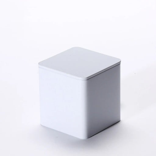 Blikjes cadeau doosje klein 85 × 85 × 90 mm metalen doos kleurrijke verpakking voor thee koffie suiker kleine spulletjes organizer met deksel