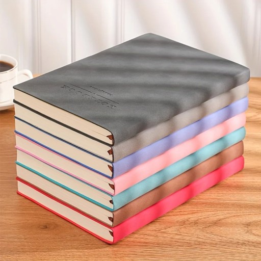 Bloc de notas A4 colorido con marcapáginas Cuaderno extra grueso para la escuela y la oficina Agenda grande para tomar notas, escribir y dibujar