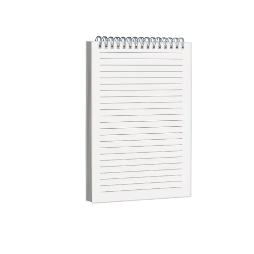Blocco note B5 255 x 173 mm Con righe Quaderno con spirale 80 fogli Grande blocco per scrivere per uso quotidiano
