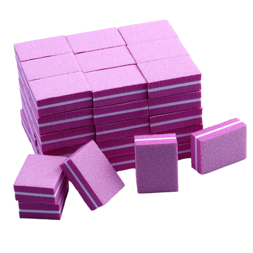 Bloco de lixamento para unhas 100/180 50 unid