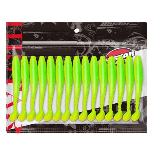 Blød silikone fiskelokke 18 stk. 0,9 g 5,2 cm realistiske gummilokkemad til rovfisk kunstig lokkemad til spinning holdbare og fleksible fiskelokkemad