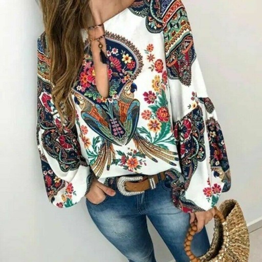 Blouse Femme à Motif A181