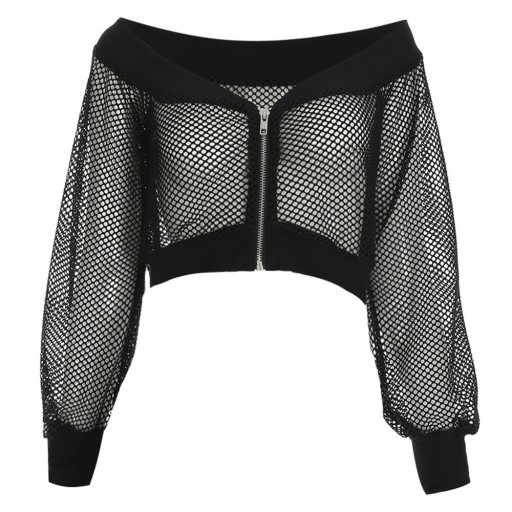 Blouse sexy noire Angelina