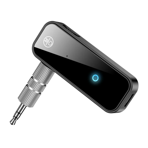 Bluetooth 5.0 Audioadapter 2in1 Sender und Empfänger 3,5mm Klinke für TV Autoradio Kopfhörer USB Freisprecheinrichtung AUX Verlustfreie Audioübertragung 10 m