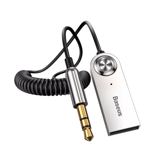 Bluetooth 5.0 Car Audio Adapter 15,8 x 5,5 x 2,5 cm Kabelloses Kabel mit USB und 3,5mm Klinke AUX Sender und Empfänger für Autoradio
