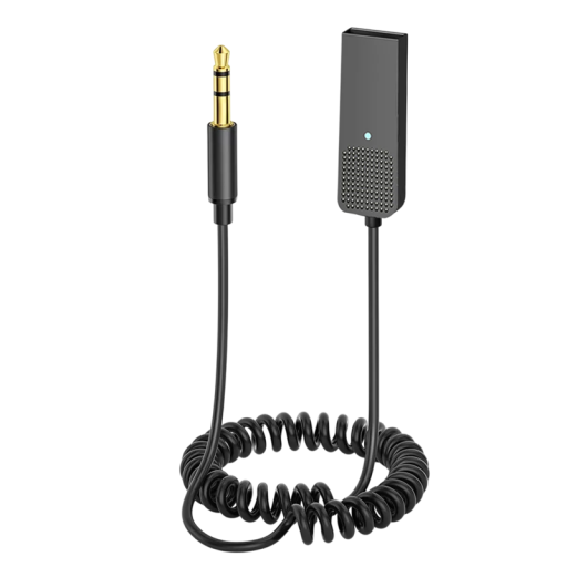 Bluetooth AUX -sovitin USB-3,5 mm:n langattomaan äänivastaanottimeen 5,5 mm:n hifi-lähetysmusiikkia auton handsfree-hiirelle, näppäimistölle