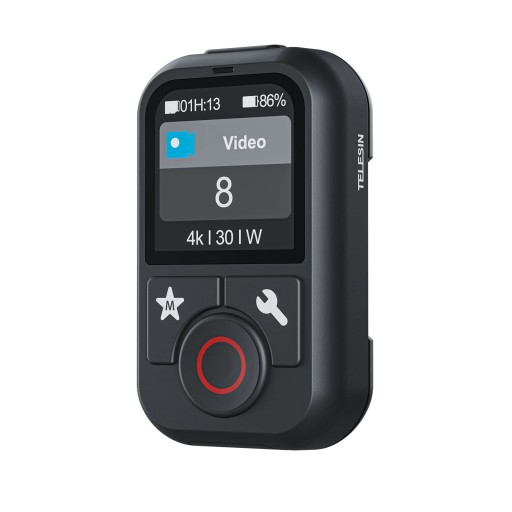 Bluetooth-fjärrkontroll för actionkamera 6,8 x 4,1 x 1,9 cm Vattentät fjärrkontroll med färgskärm för GoPro Hero 13 12 11 10 9 8 Max