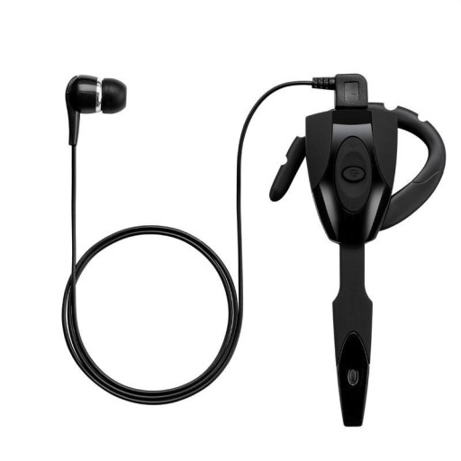 Bluetooth handsfree -kuulokkeet korvakiinnityksellä ja toinen nappi kaapelissa Mikrofonilla Äänenvoimakkuuden ja musiikin hallinta Kesto 6 tuntia