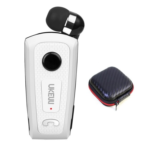 Bluetooth handsfree oortelefoon met case