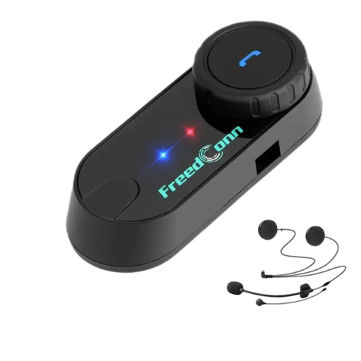 Bluetooth-hjelmenhed FreedConn T-com VB til 6 ryttere, udholdenhed, musik, deling, mikrofon, støjreduktion, universel brug