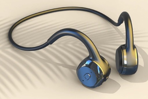 Bluetooth-Kopfhörer hinter den Ohren