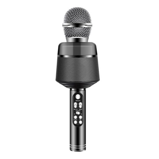 Bluetooth μικρόφωνο καραόκε για τραγούδι Χειροκίνητο με καρδιοειδή κατευθυντικότητα Απομόνωση θορύβου και ρύθμιση έντασης Μήκος 25,5 εκ.