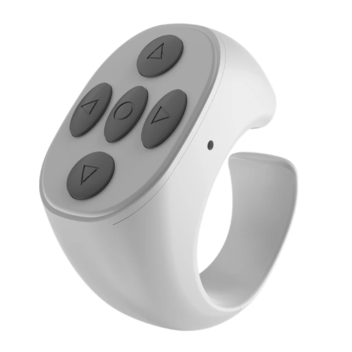 Bluetooth prstový ovládač s výdržou batérie až 48 h Bezdrôtové diaľkové ovládanie zariadenia Mini ovládač pre telefón a médiá