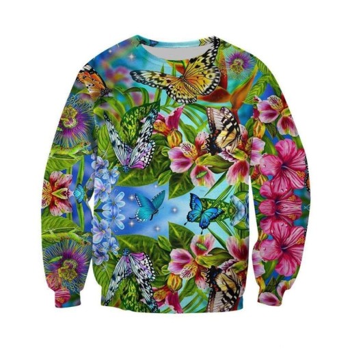Blumen-Sweatshirt